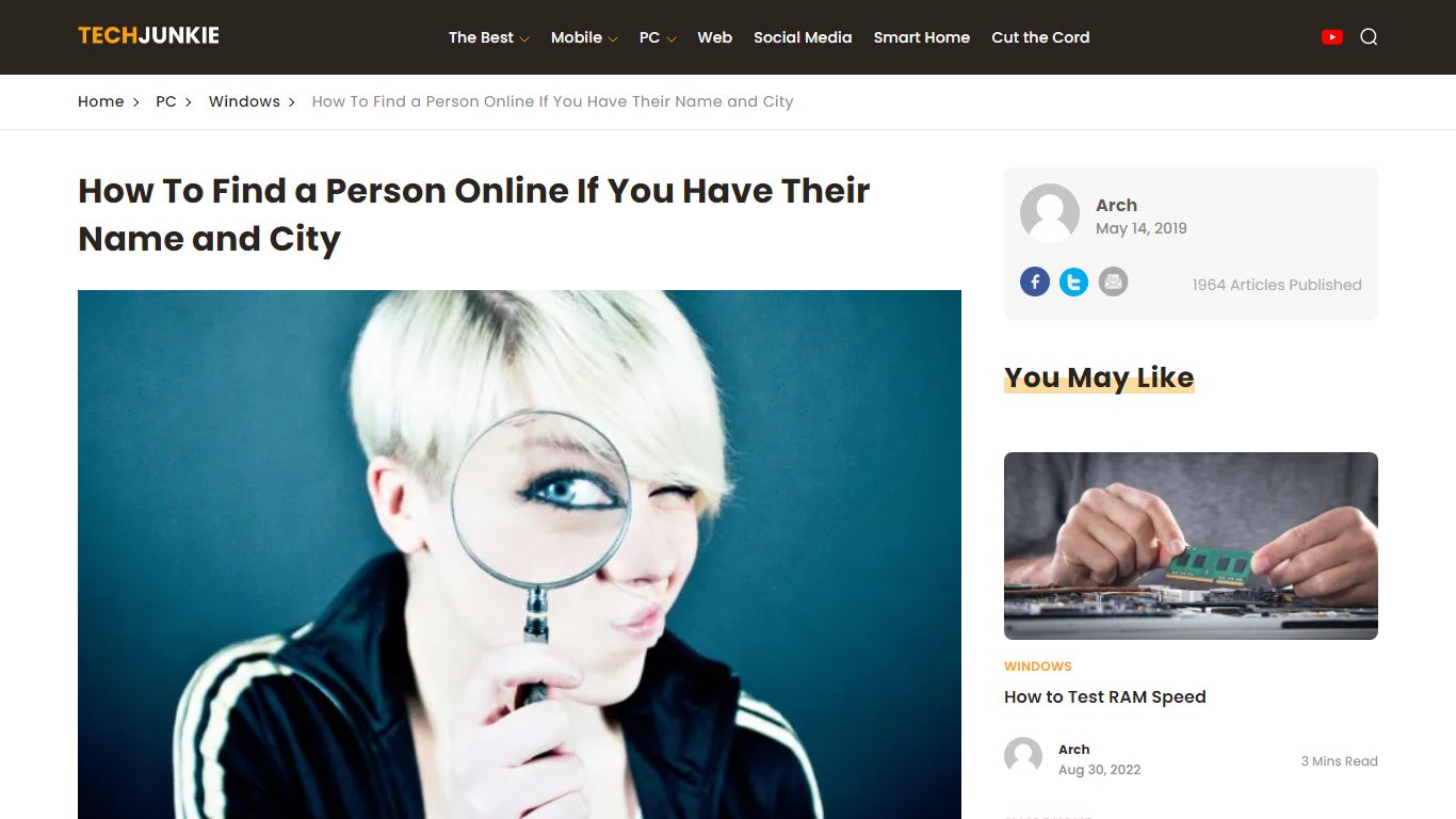 How To Find a Person Online If You Have Their Name and City - Tech Junkie